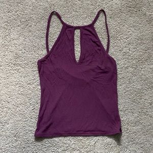 Burgundy tank top